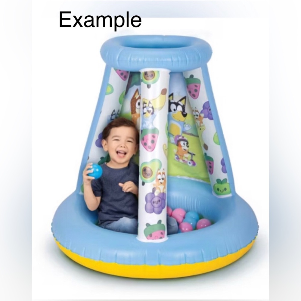 🥧 Bluey Inflatable Kids Ball Pit Play Tent